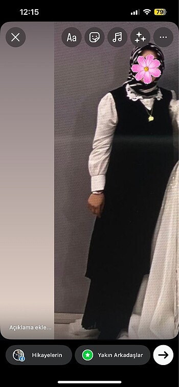 Diğer Jile elbise Qef eşarp hediyeli