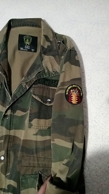 Zara Unisex kamuflaj ceket