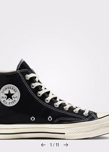 Converse siyah chuck 70