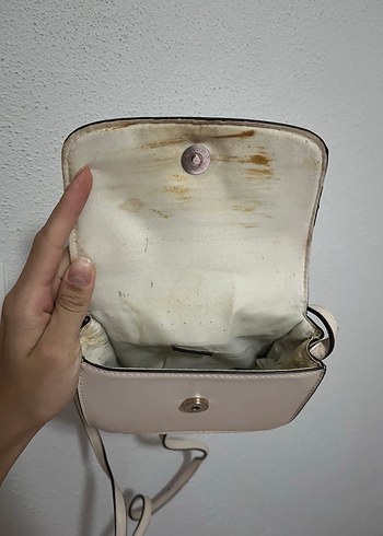 Bershka Bej Deri Kadın Çanta
