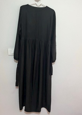Suud Collection Koyu yeşil uzun tesettür elbise