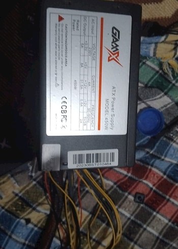 gamyx 450w atx guc kaynağı siyah - Görsel 4