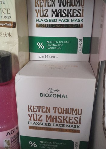 keten tohumu maske