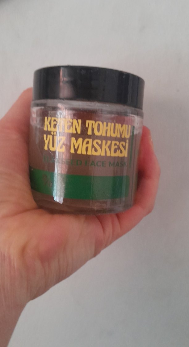 keten tohumu maske - Görsel 2