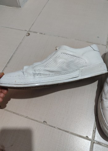 Minimalist Beyaz erkek Spor Ayakkabı - Görsel 3