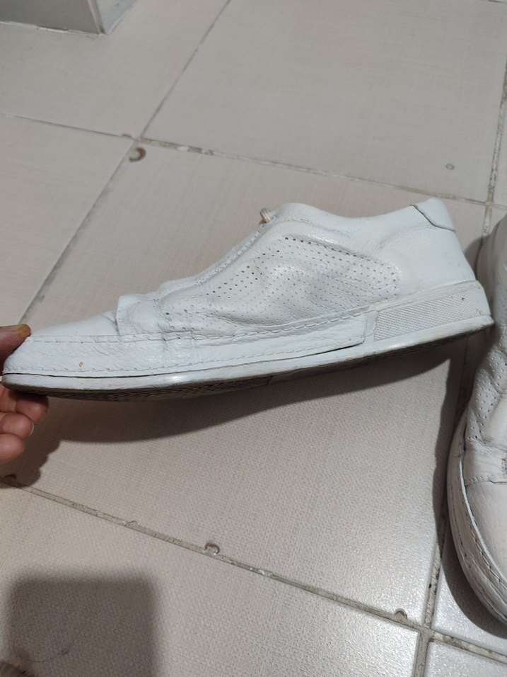 Minimalist Beyaz erkek Spor Ayakkabı - Görsel 3