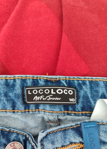 Renkli Mavi Bol Kesim Kadın Kot Pantolon - Görsel 2