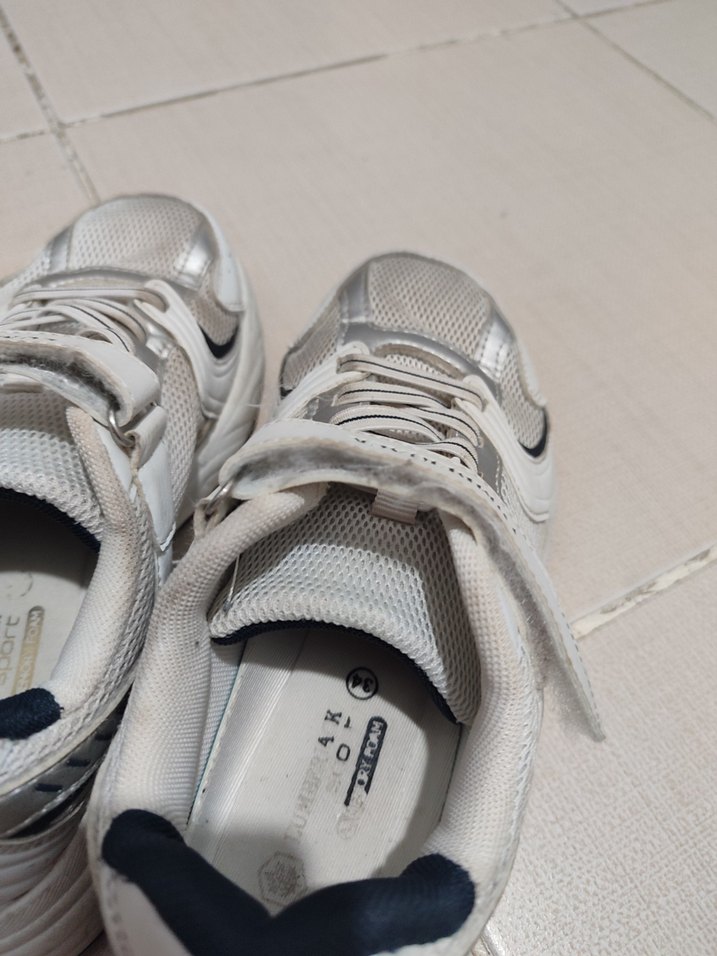 Çocuk Beyaz Street Wear Spor Ayakkabı - Görsel 5