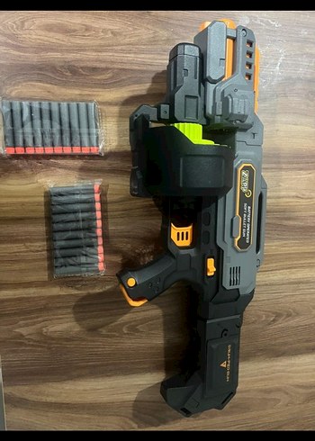 Siyah Büyük Oyuncak Tüfek - Görsel 2