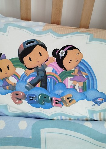 Mavi pepe Baskılı Pamuklu Çocuk Nevresim Takımı - Görsel 3