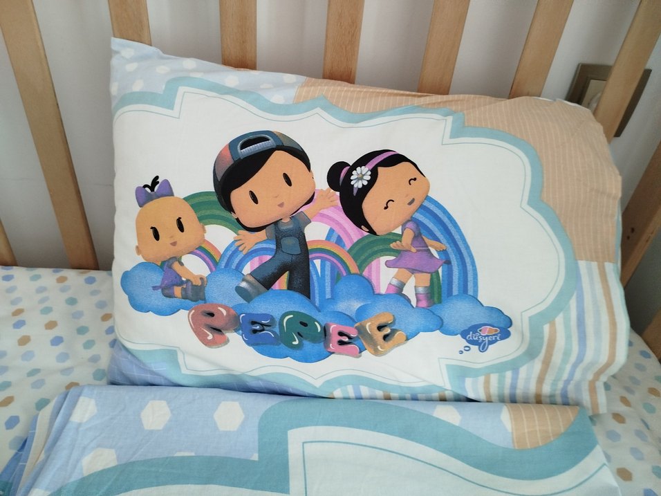 Mavi pepe Baskılı Pamuklu Çocuk Nevresim Takımı - Görsel 3