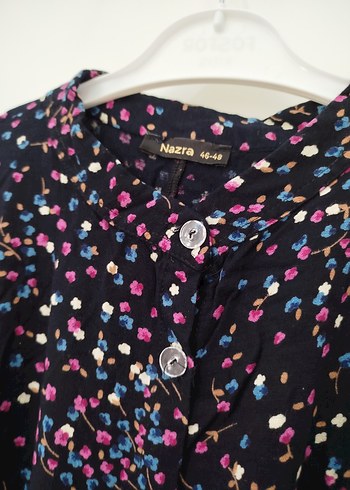 Çok Renkli Uzun Kollu elbise - Görsel 5