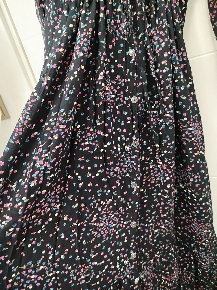 Çok Renkli Uzun Kollu elbise - Görsel 4