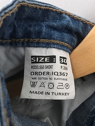 38 Beden mavi Renk TOPSHOP Şort