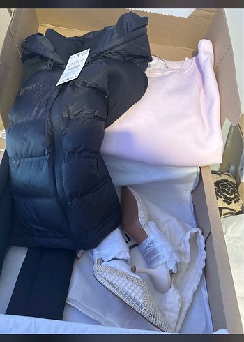 s Beden Fermuarlı Siyah Kadın Spor Mont