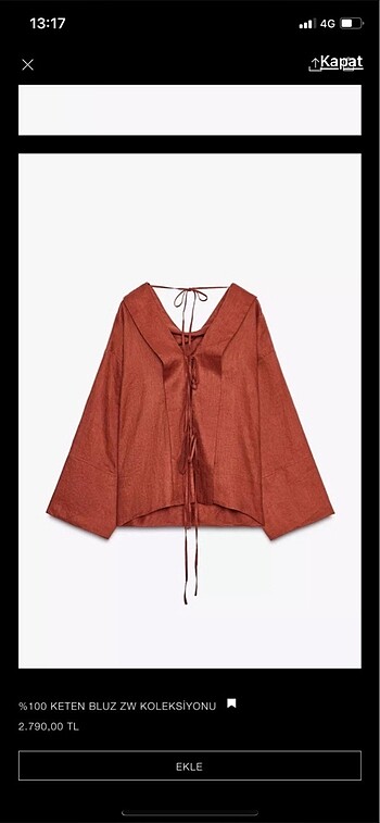 Zara bluz
