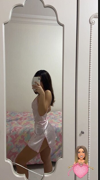 s Beden Barbie saten gecelik