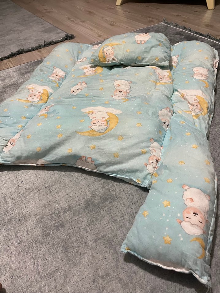 Bebek için Yumuşak Baskılı Uyku Minderi - Görsel 3