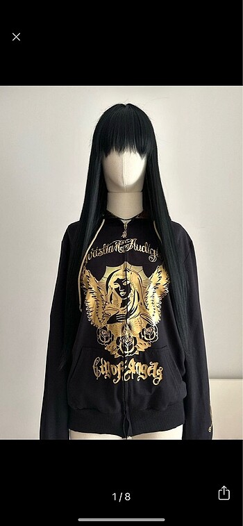 Y2k Christian Audigier Hırka Ceket Sweat