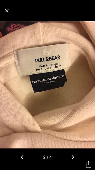 s Beden camel Renk Pull & Bear Sweatshirt