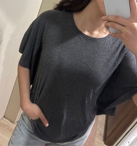 Yarasa kol t-shirt