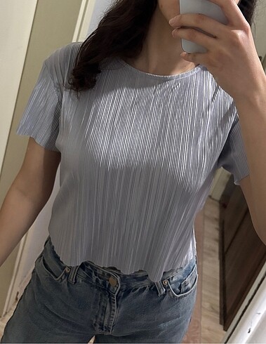 Diğer Buz mavisi t-shirt