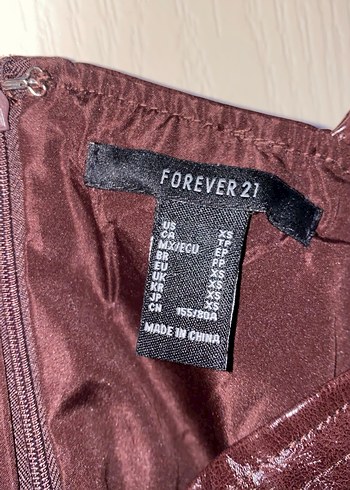 Bordo Mini Elbise - Görsel 3