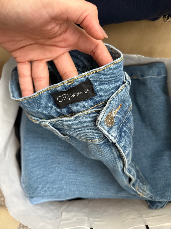 Kadın Mavi Denim Regular Fit Kot Pantolon - Görsel 3