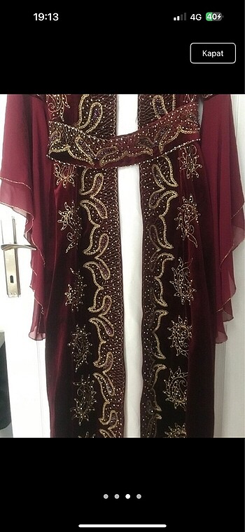 xl Beden Kına kaftan