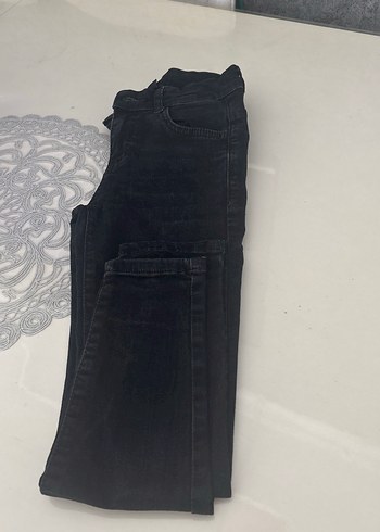 Siyah Kemerli erkek çocuk Dar Kesim Kot