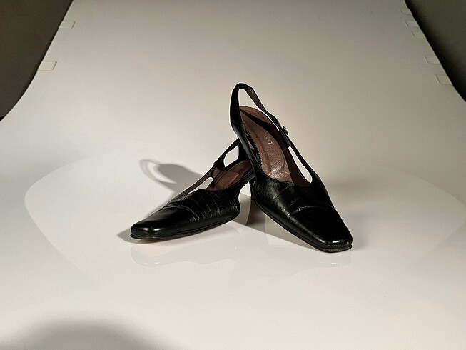 American Vintage Sivri Burun Siyah American Vintage Topuklu Ayakkabı