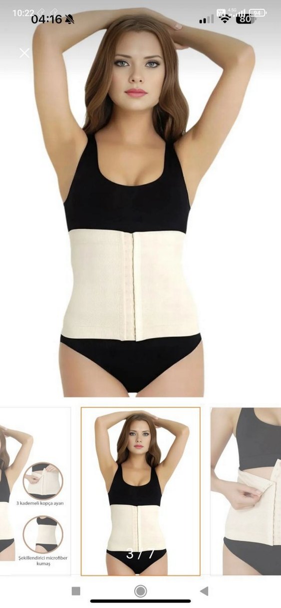 Luvmabelly Kadın Doğum Sonrası Lohusa Korse Bej - Görsel 2