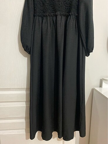 Önü dantelli elbise - Görsel 5