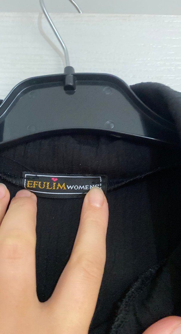 Siyah Uzun Kollu Pilili Keten Elbise - Görsel 4