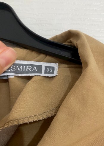 Bej Uzun Kollu Bohem Elbise - Görsel 5