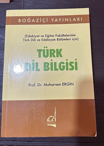 Türk Dil Bilgisi - Prof. Dr. Muharrem Ergin