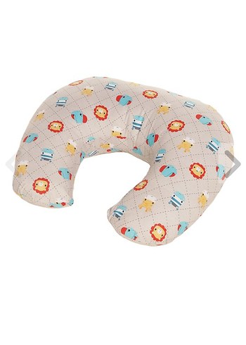 Desenli Gri Emzirme ve Hamilelik Yastığı - Görsel 2
