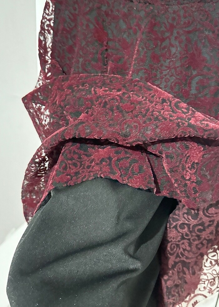 Kadife elbise - Görsel 3