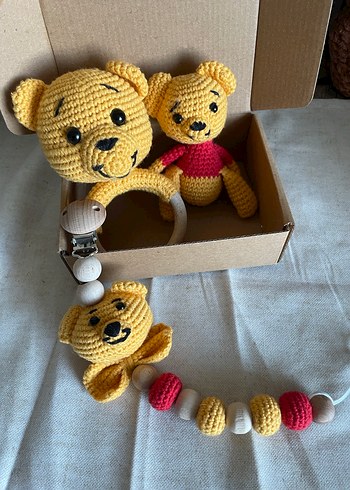 Beden Renk Winnie the pooh Çıngırak seti