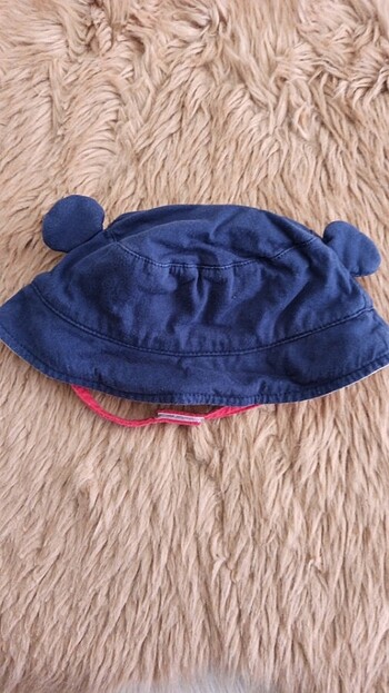 1-2 Yaş, 19 cm Beden lacivert Renk Yazlık şapka 