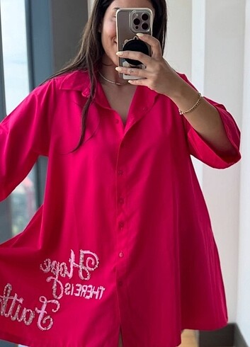 Poplin Gömlek Elbise  - Görsel 8