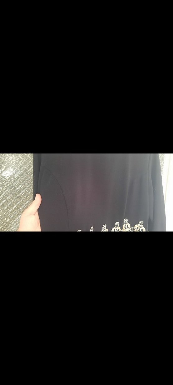 Altın Renkli Nakışlı Dantel El Zinciri - Görsel 3