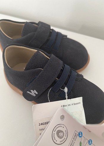 Erkek Bebek Lacivert İlk Adım Ayakkabısı - Görsel 3