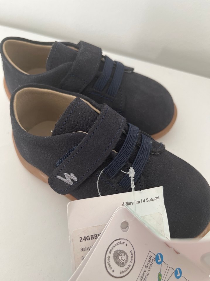 Erkek Bebek Lacivert İlk Adım Ayakkabısı - Görsel 3