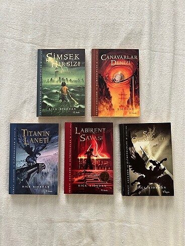 Percy Jackson ve Olimposlular Kitap Serisi - Rick Riordan