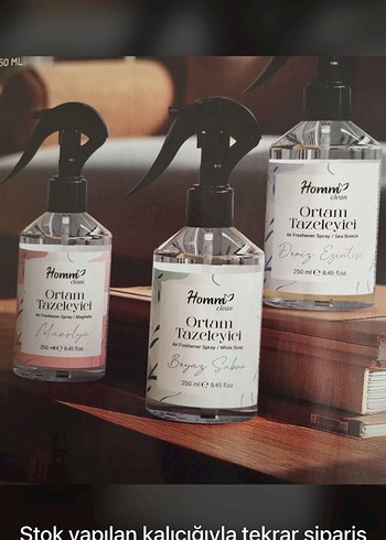 Hommi Ortam Tazeleyici Beyaz Sabun 250 ml