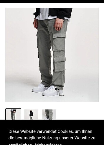 Zara 2Y Studios cargo pantolon kıran-4 pocket grey