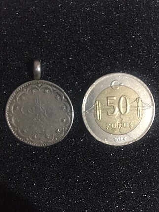 Gümüş tuğra kolye ucu