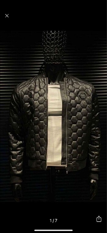 Philipp Plein deri kapitone ceket