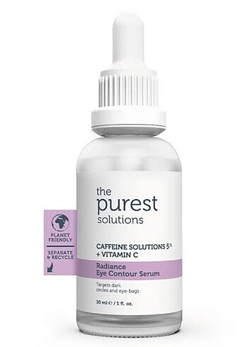 The purest göz altı ve çevresi etkili anti-aging serum